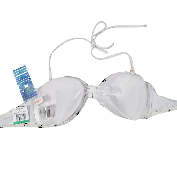 InMocean Star Crochet Bandeau Bikini Top L NWT - Picture 2 of 9